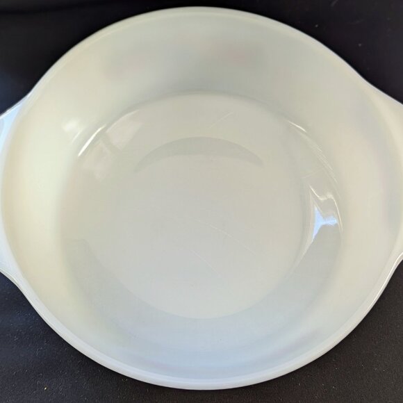 Vintage Anchor Hocking Fire King Natures Bounty Round Casserole Dish Fruit 1.5Qt - Picture 6 of 6